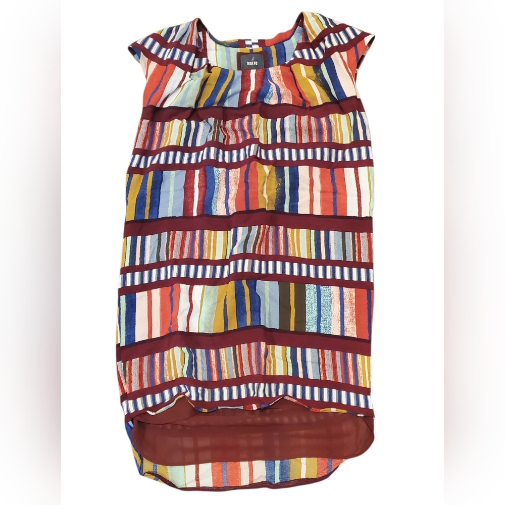 Maeve Anthropolgie Au Revoir Multicolor Library Print Dress Size 4 - Picture 7 of 14